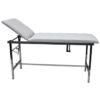 Table d'examen médical blanc